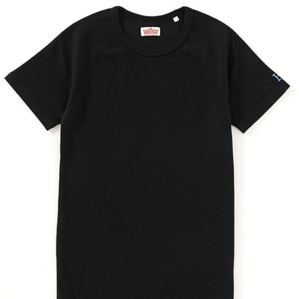 Hollywood Ranch Market (HRM) Stretch Fraise Short Sleeve T-Shirt (XL) Black NWT